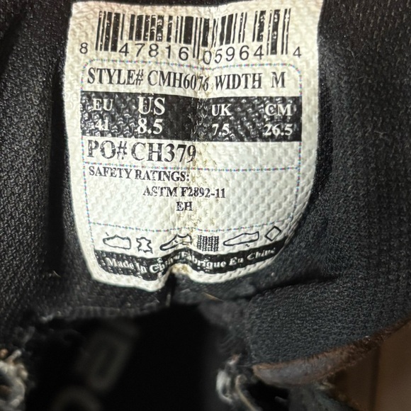 Carhartt Rugged Work Boots style CMH6076
Size 8.5 - Picture 7 of 8